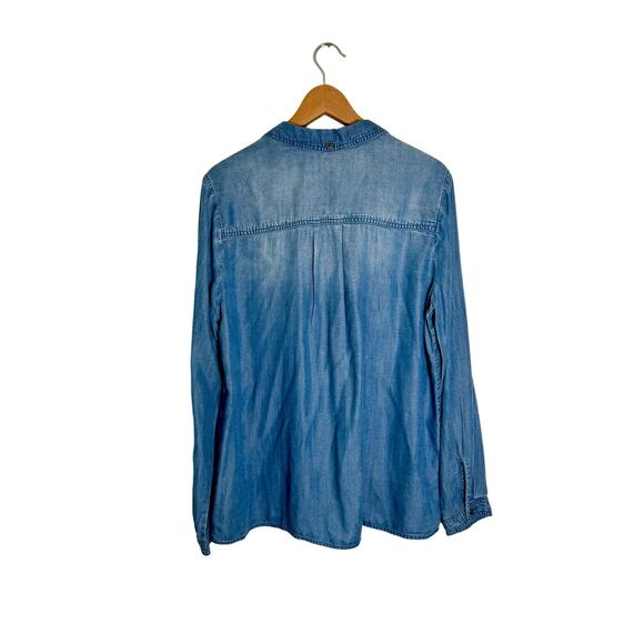 Cloth & Stone Blue Denim Blouse - Picture 2 of 10